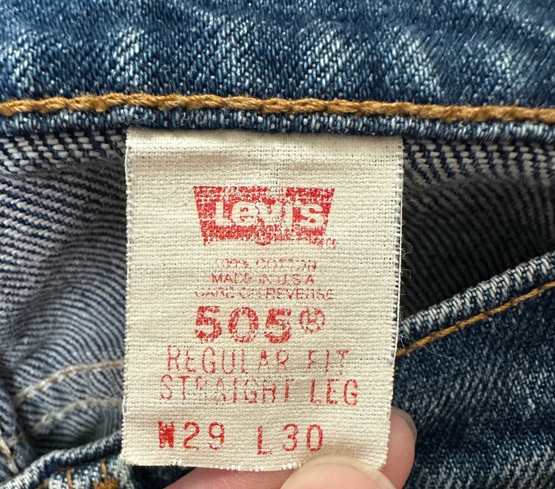 빈티지 리바이스 505 오렌지탭 90s 상품이미지10