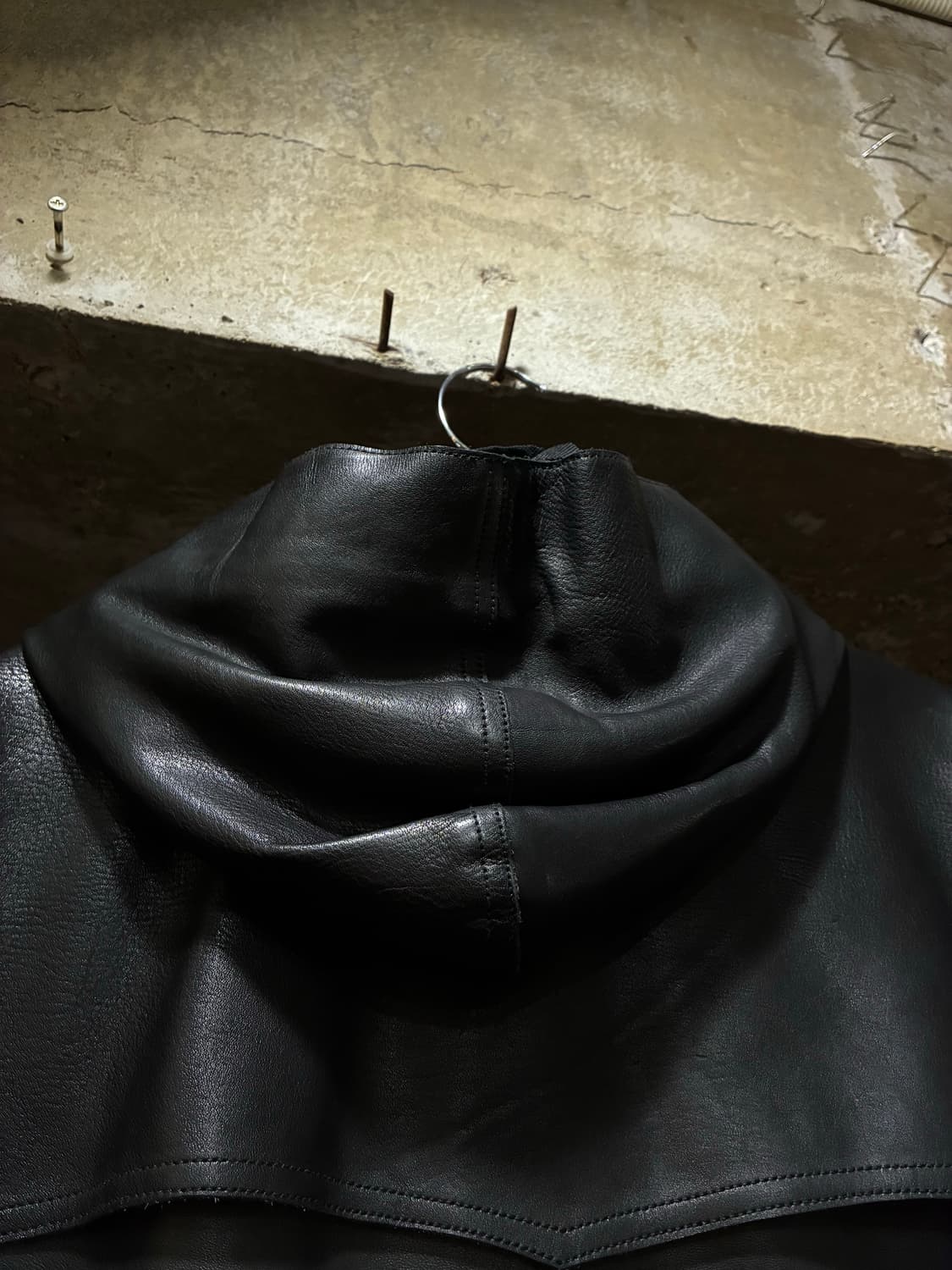 HAUTE 이테리제 말가죽 후드형 코트  상품이미지7