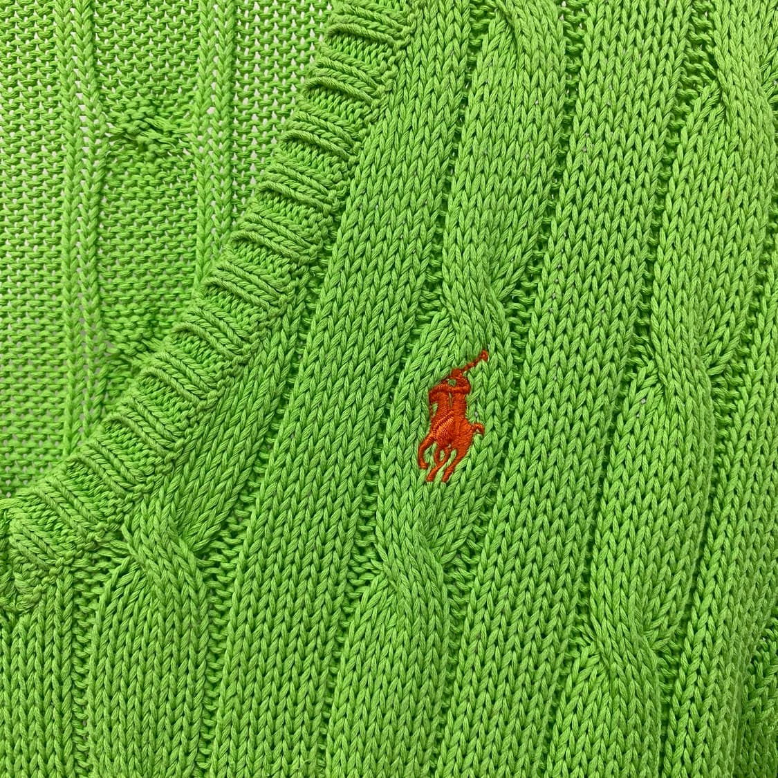 폴로 랄프로렌 신형 케이블 브이넥 니트 상품이미지4