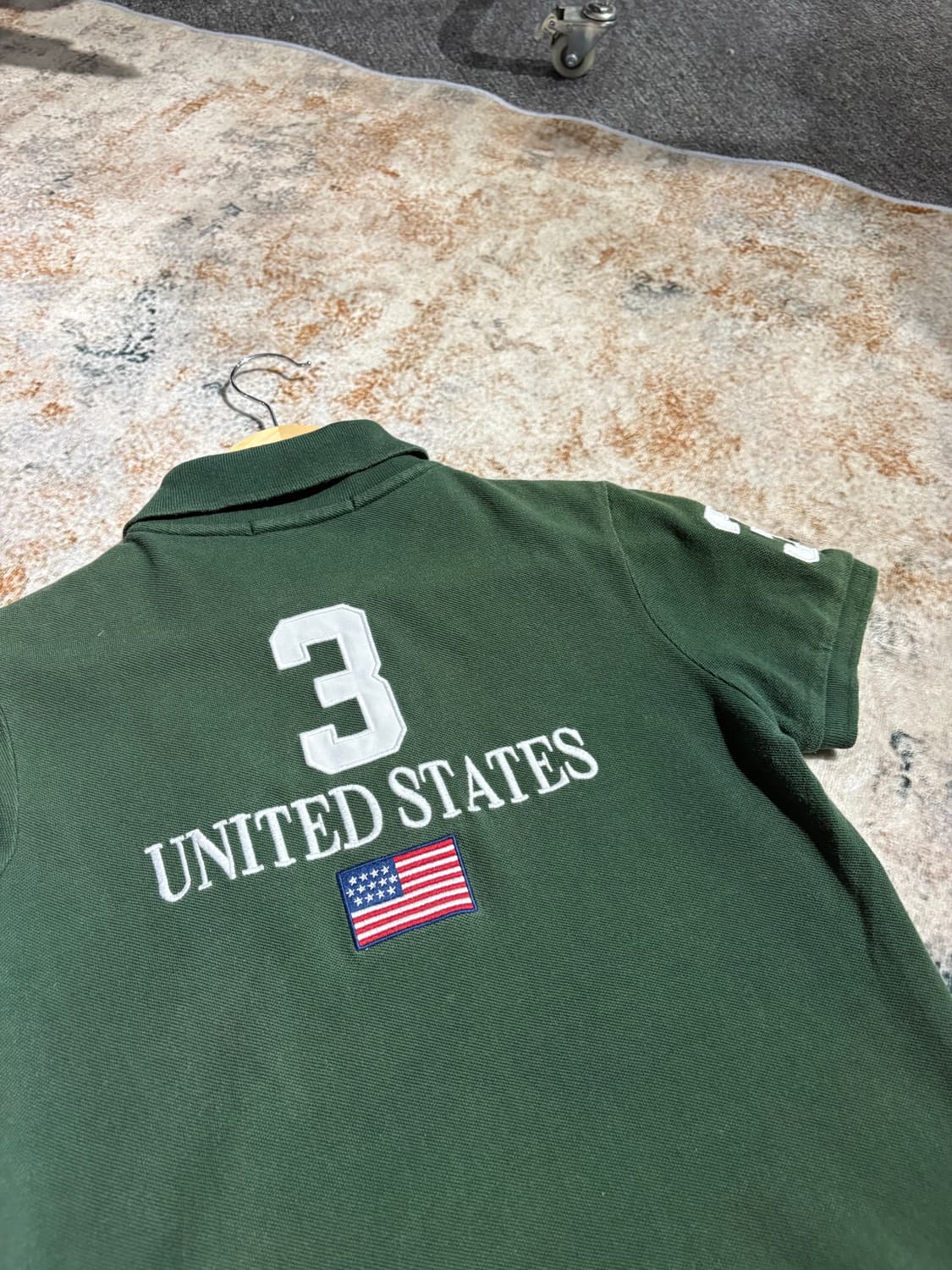 폴로 빅포니 USA 치프키프 카키 카라반팔티셔츠 상품이미지2