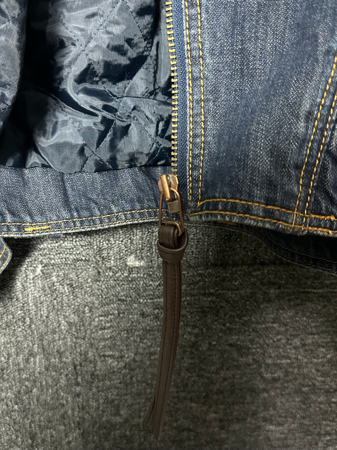 BY CROSS 데님 자켓 인디고 100 상품이미지8