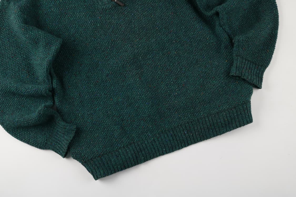 [L] 90's USA 오르비스 하프집업 풀오버 울스웨터 상품이미지3