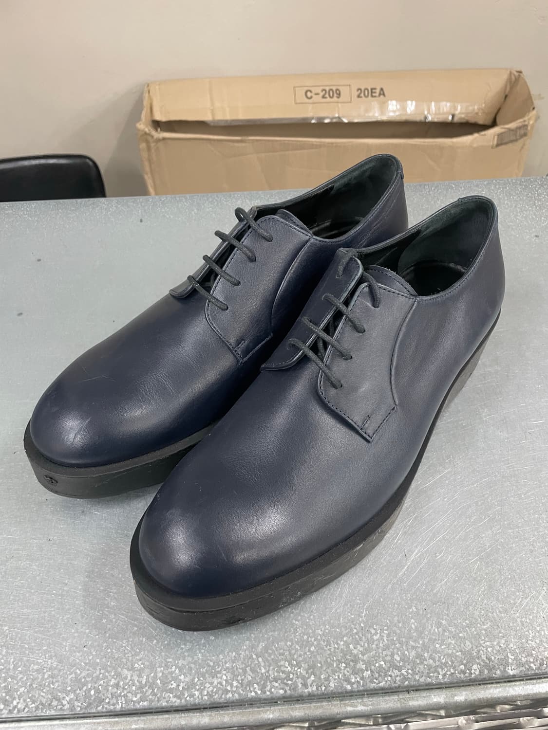 질샌더 청키솔 더비슈즈 네이비 EU41 상품이미지2