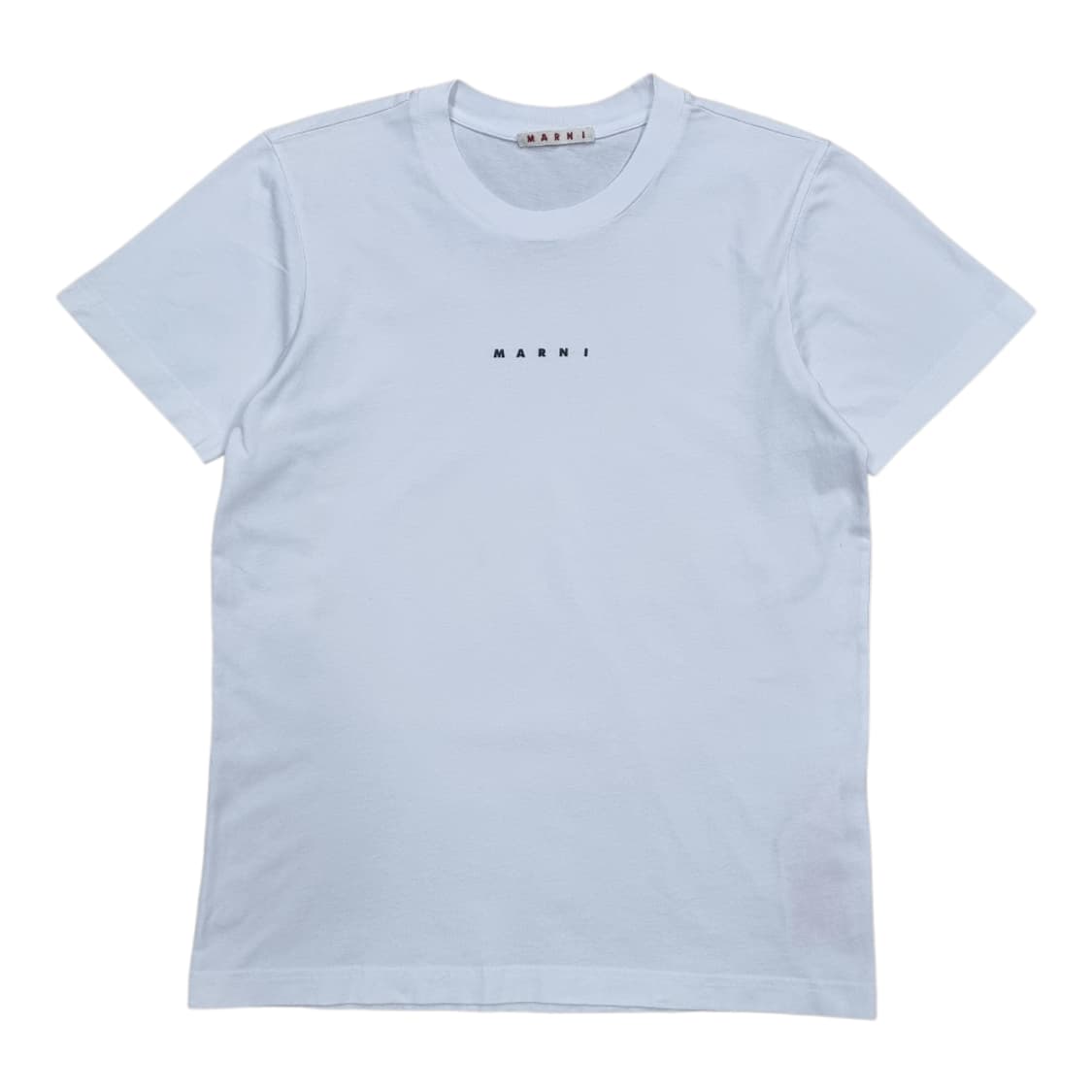 23SS MARNI 마르니 스몰 로고 릴리 화이트 티셔츠 상품이미지2