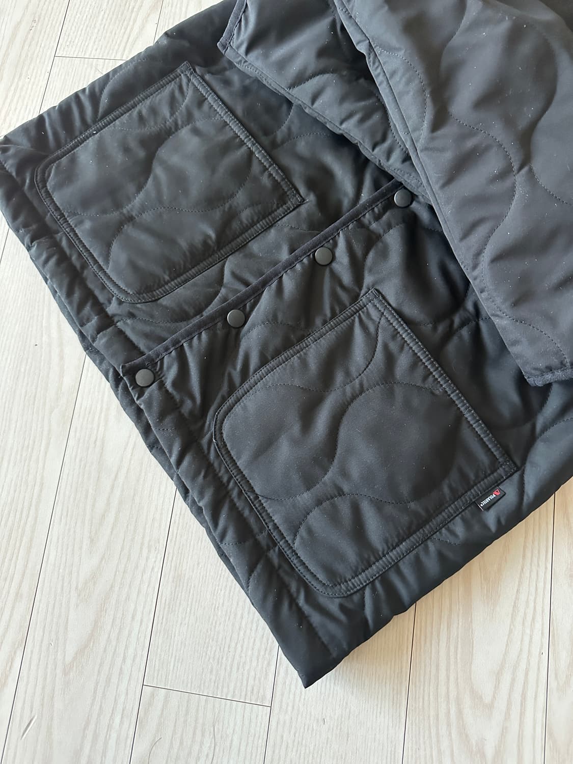 Rokx 폴라텍 퀼트 가디건 자켓 상품이미지4