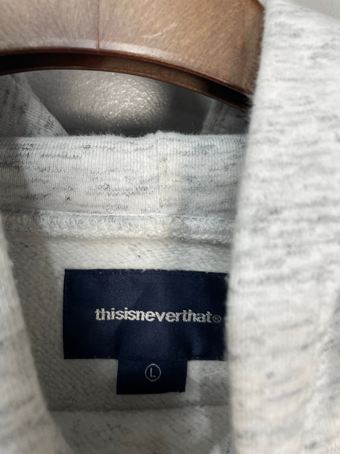 디스이즈네버댓 라이트 헤더 그레이 후드티 H1014 상품이미지6