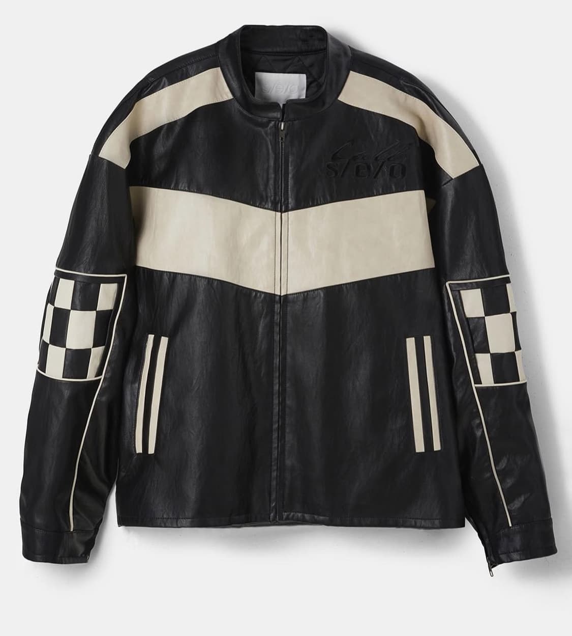seo 에스이오 Faux leather jacket  상품이미지1