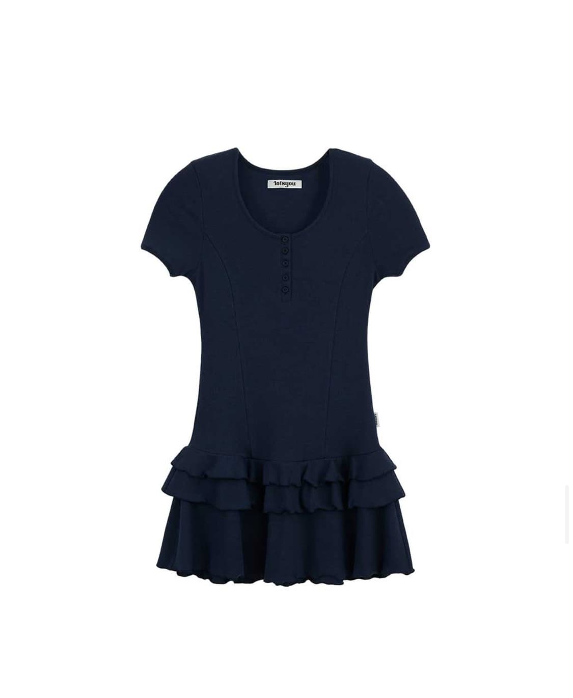 lotsyou henly neck dress navy 상품이미지1
