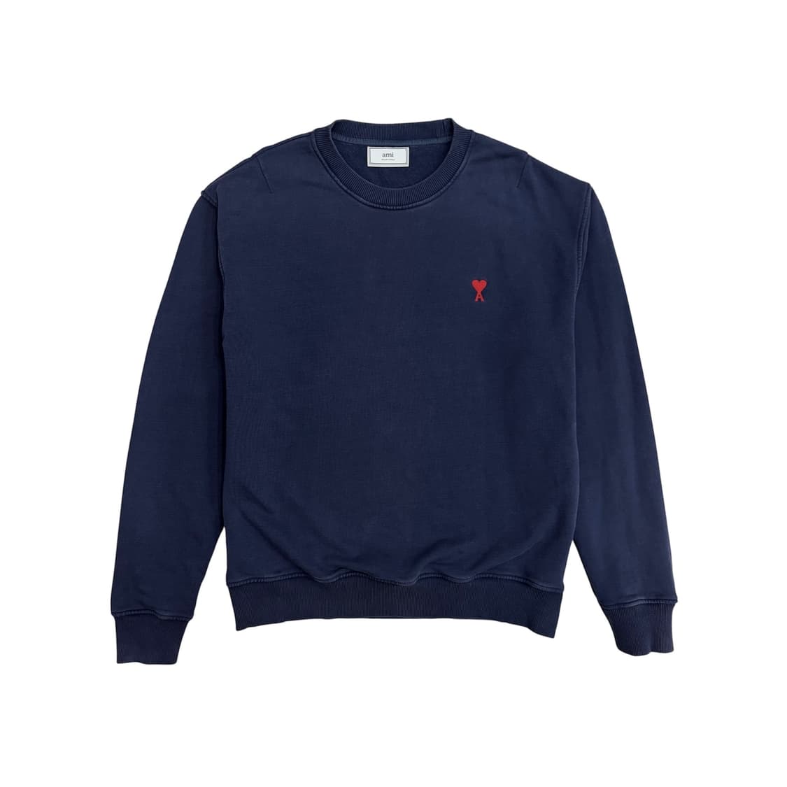 AMI 아미 네이비 맨투맨 티셔츠 (XL) 상품이미지1