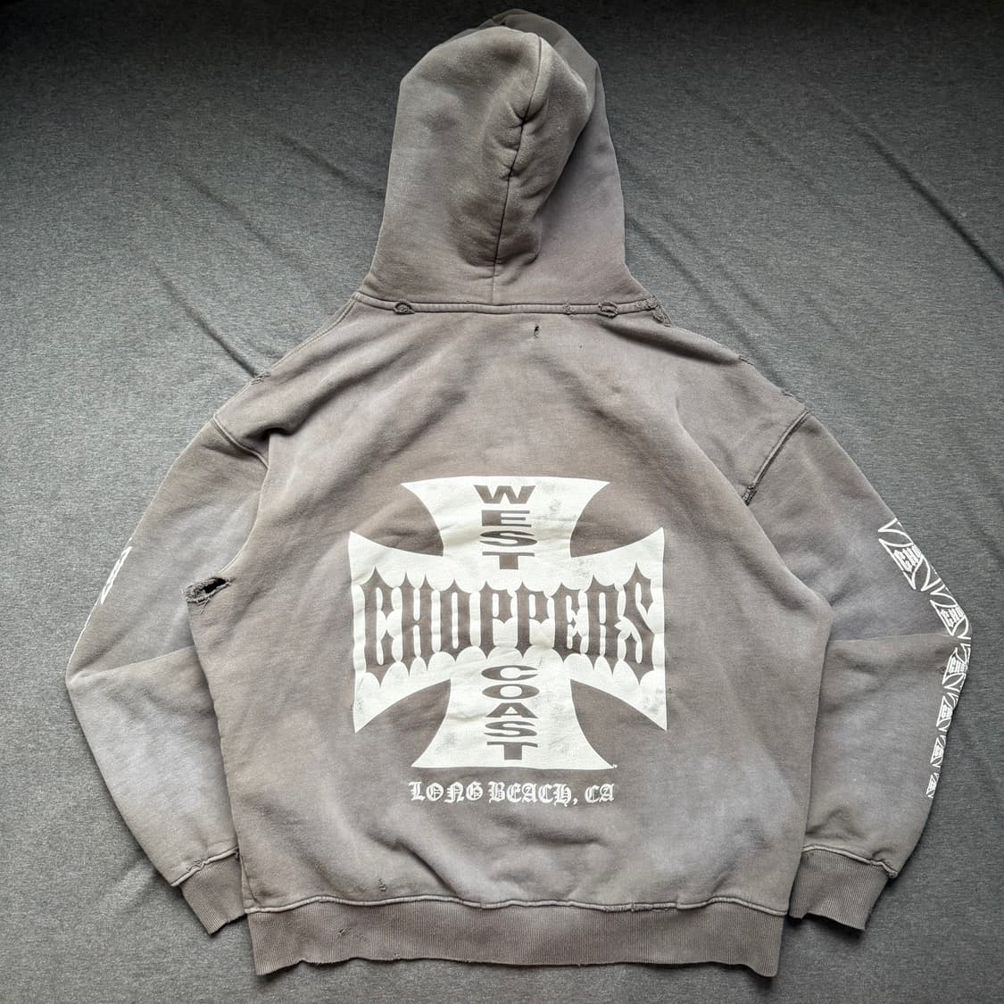 빈티지 90s West Coast Choppers Hoodie 상품이미지3