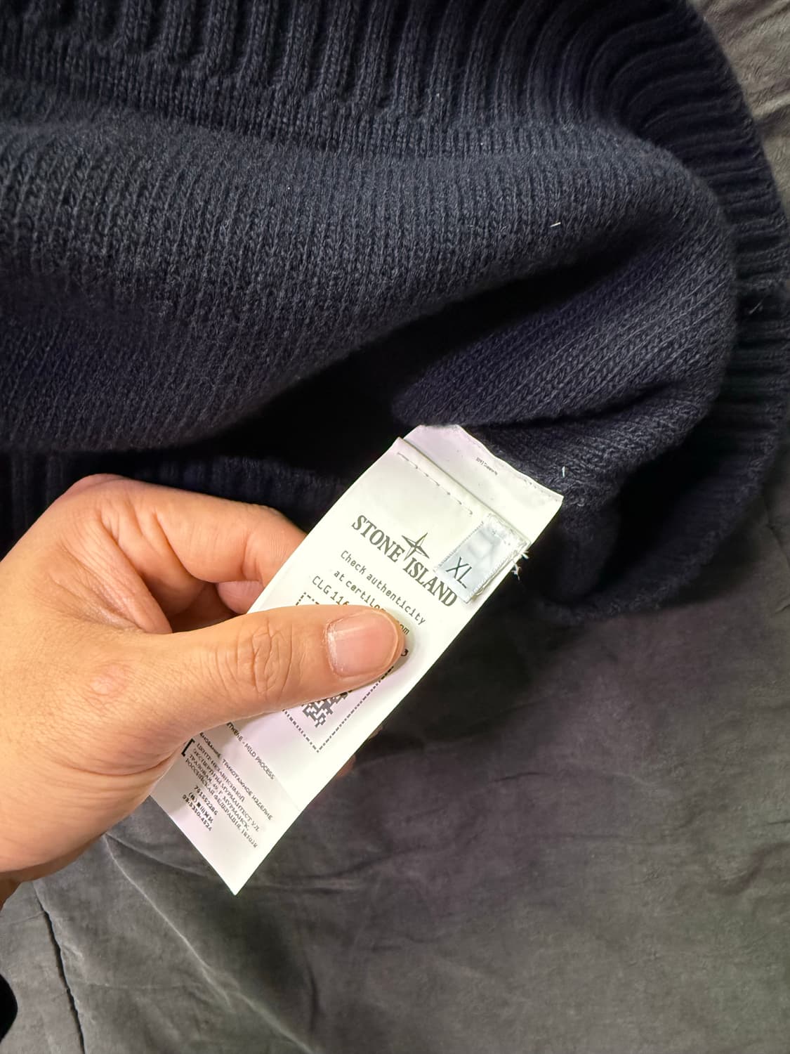 스톤아일랜드 니트 반집업 상품이미지3