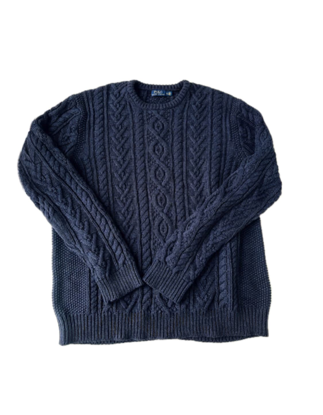 폴로 캐시미어 아란 니트  XL 상품이미지1