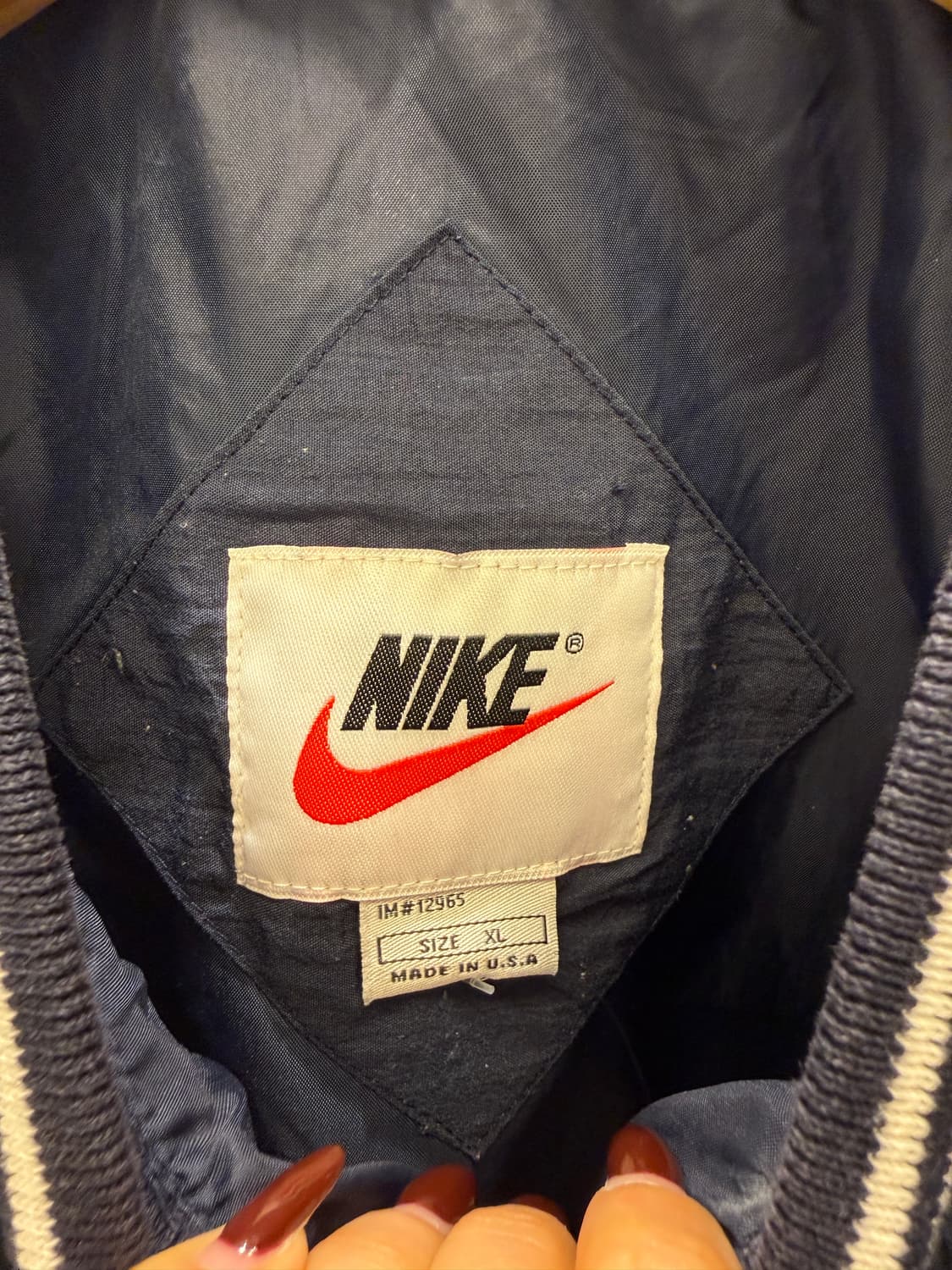 나이키 네이비 스우시 웜업 U1677 상품이미지5