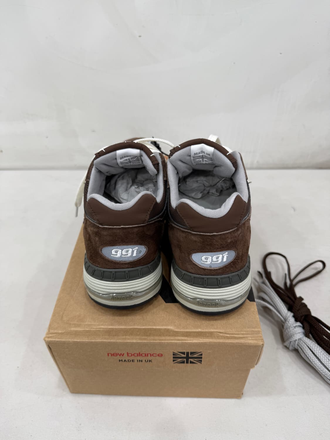 뉴발란스 991 모카 브라운uk 275mm 상품이미지3