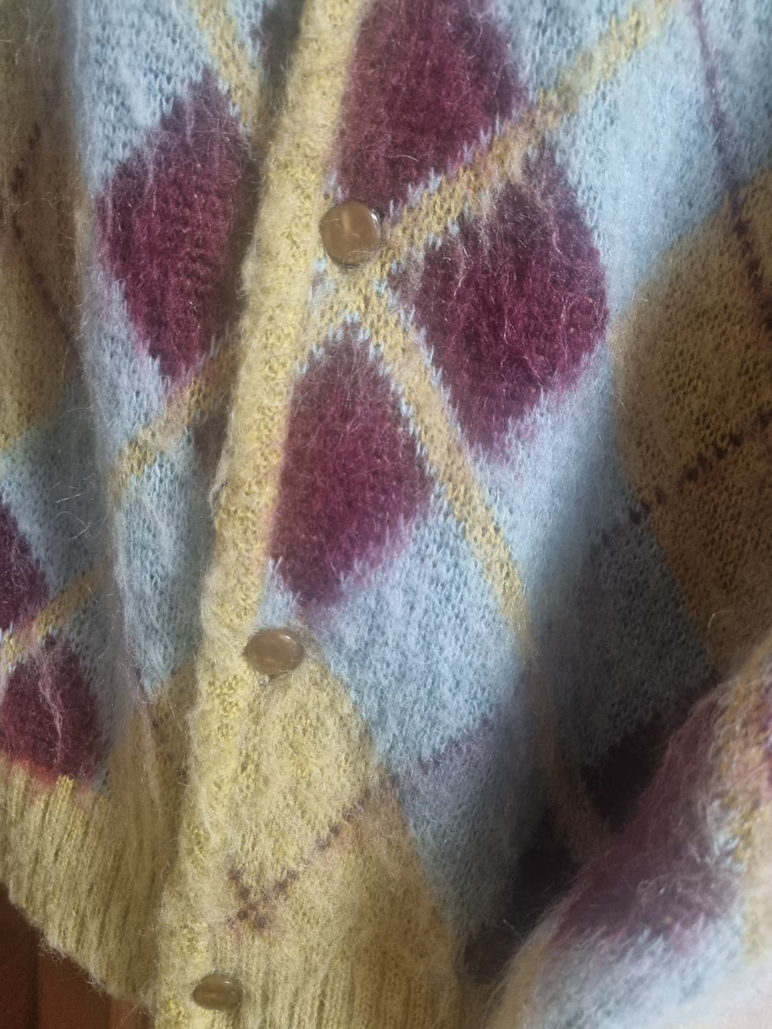 23일까지할인) 니들스 아가일 가디건 상품이미지5