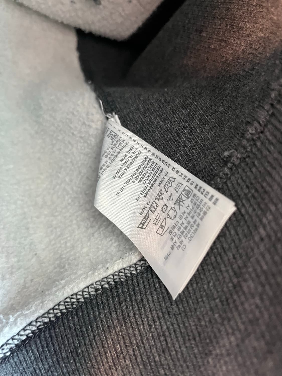 아베크롬비 화이트 순록 대장 후드집업 그레이 [M] 상품이미지5