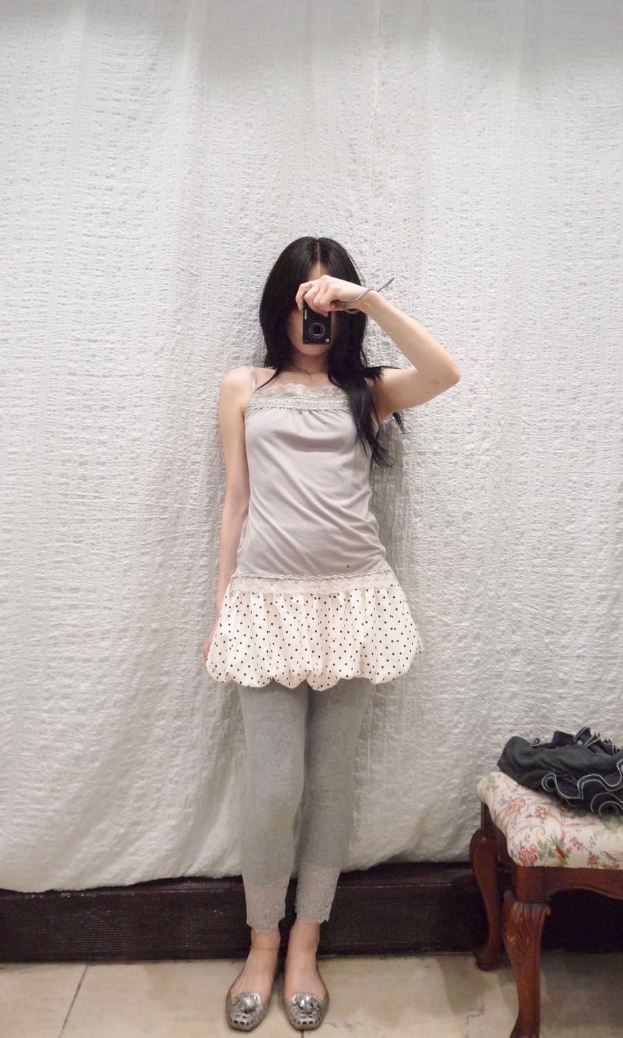 little lace sleeveless 상품이미지2
