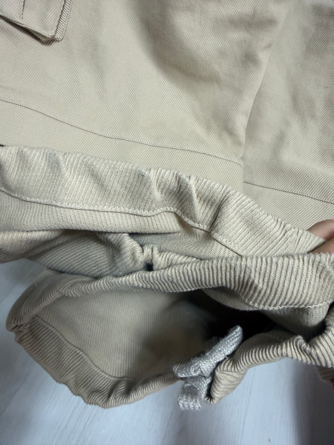 Kamien TITAN BAGGY PANTS BEIGE 상품이미지3