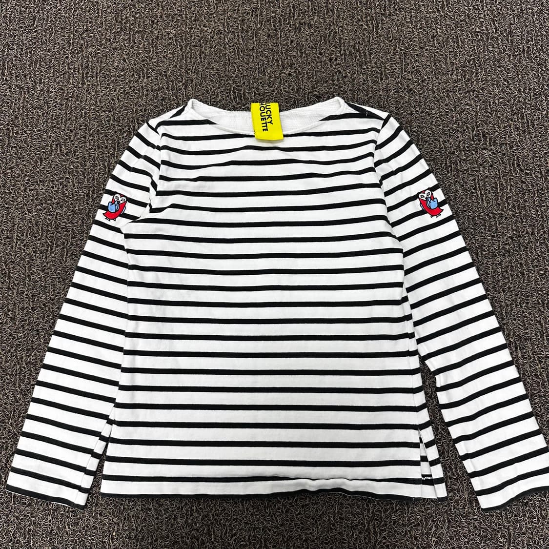 럭키슈에뜨 스트라이프 여성 긴팔티셔츠 상품이미지1