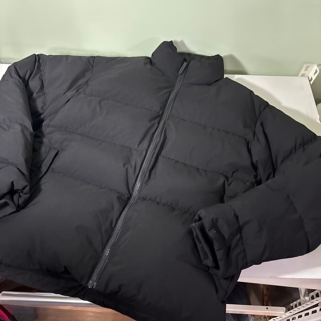 L 라퍼지스토어 블랙 필파워700 덕다운패딩 상품이미지2