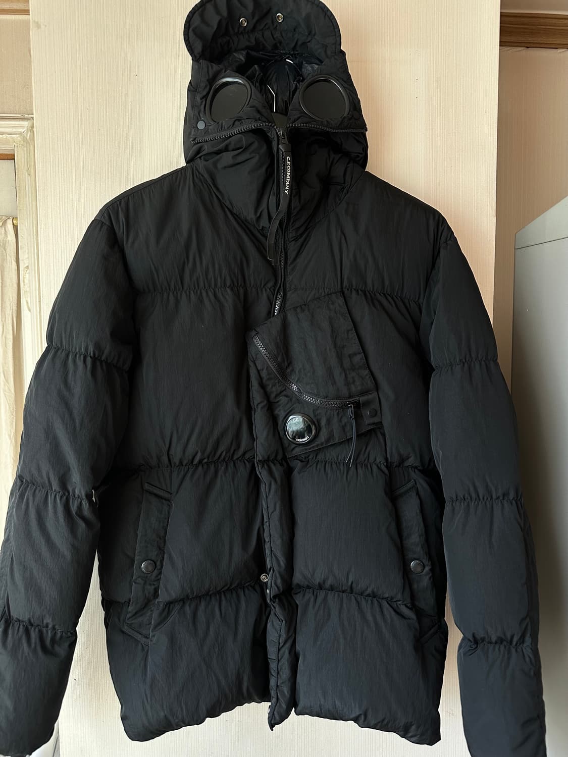 cp company 고글 렌즈포켓 패딩 100 상품이미지2