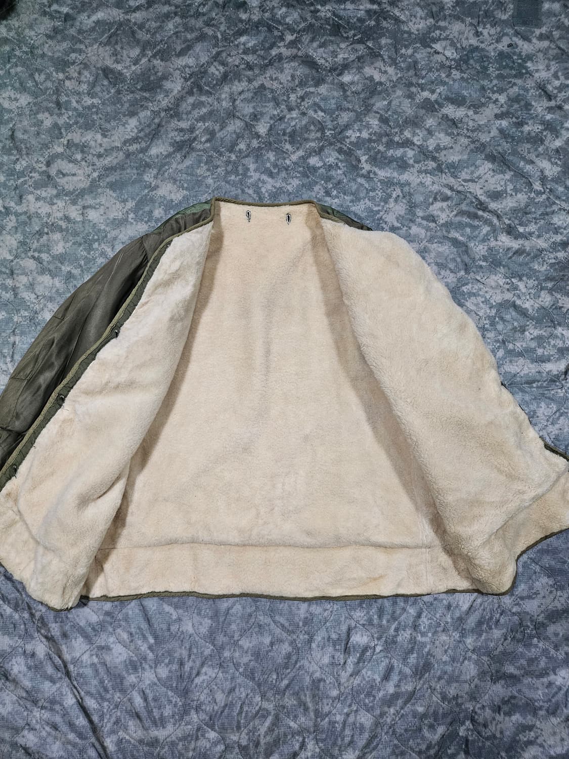 50s 미군오리지날 m51파카 양털내피 코요테후드 셋 상품이미지7