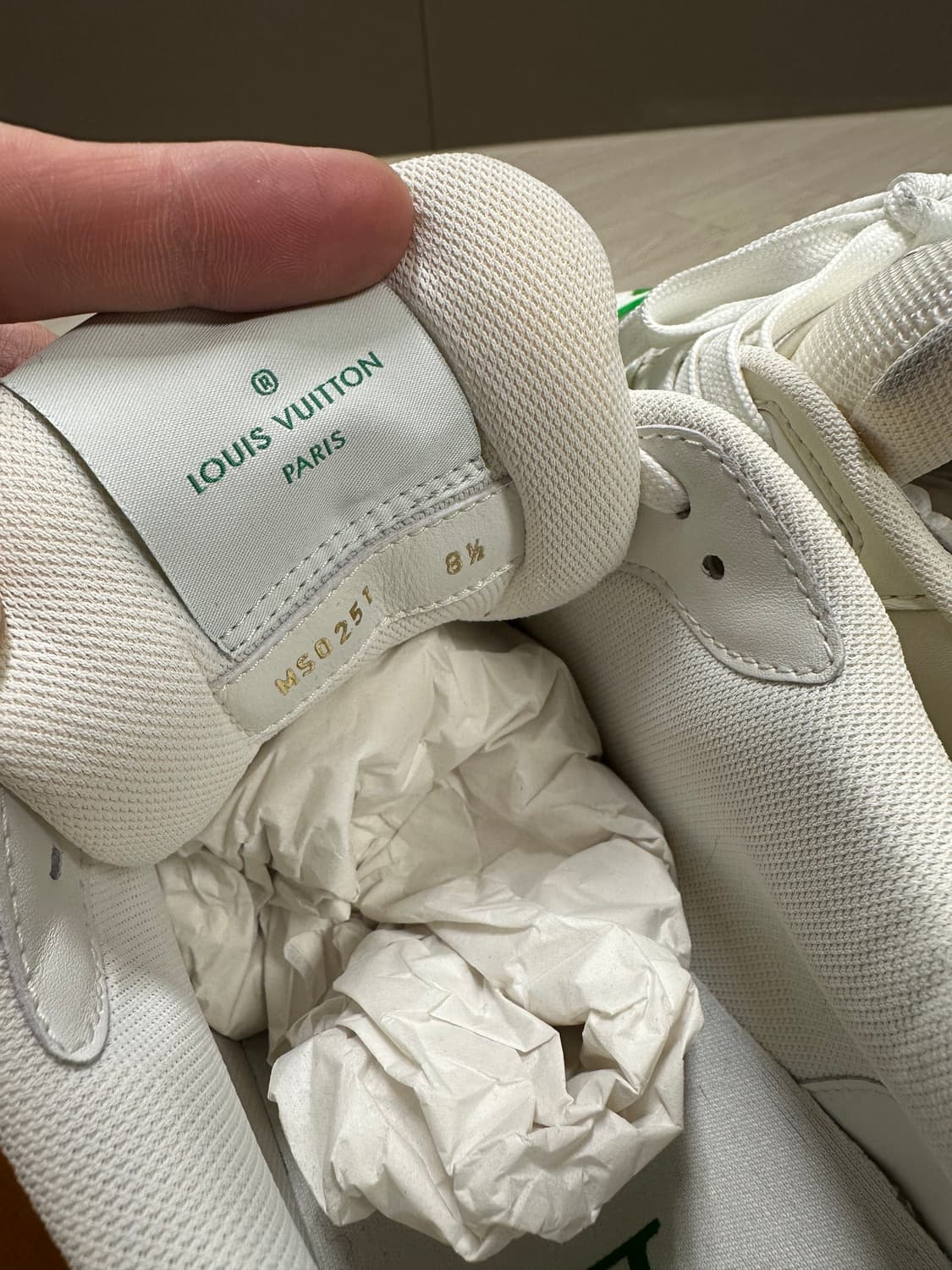 루이비통 버질아블로 그린 트레이너  8 1/2  상품이미지7