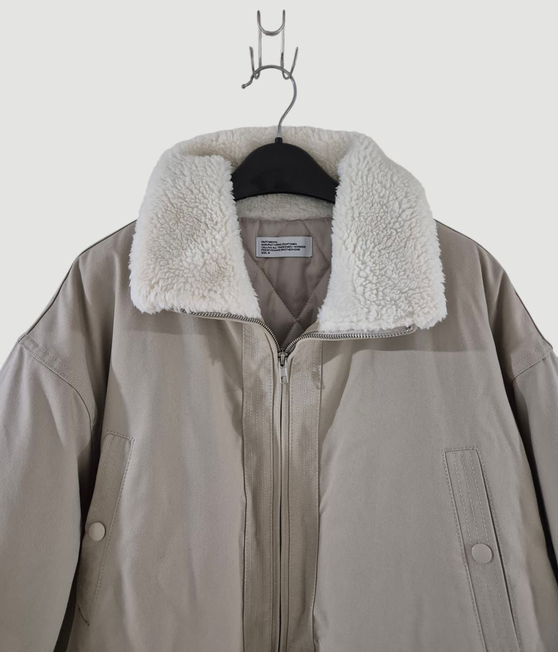 파르티멘토 보아 플리스 누빔자켓 상품이미지2