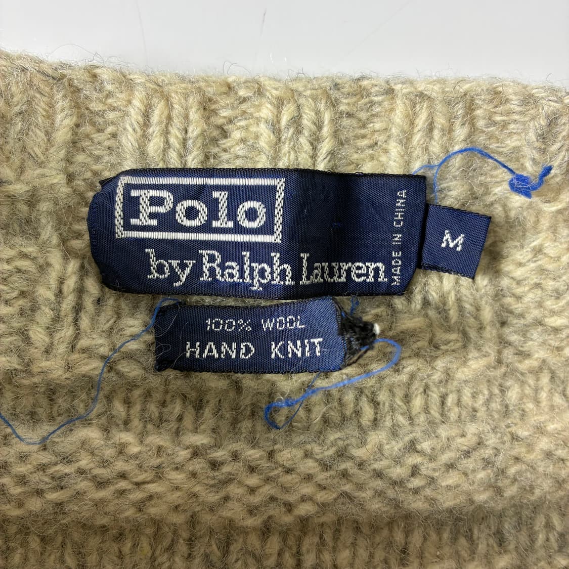 Polo  폴로 랄프로렌 울 컨트리 크림 핸드니트  상품이미지5