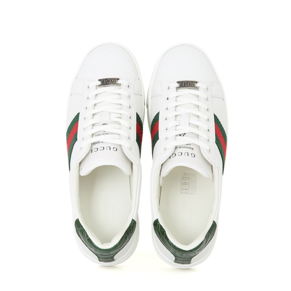 구찌 에이스 스니커즈 화이트 플랫폼 삼선 슈즈 여성운동화 791399 상품이미지7