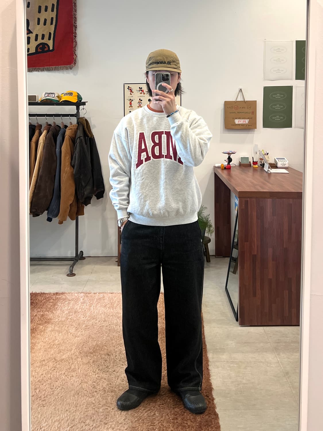 00s Lee 리 헤비웨이트 MBA 스웻셔츠 상품이미지2
