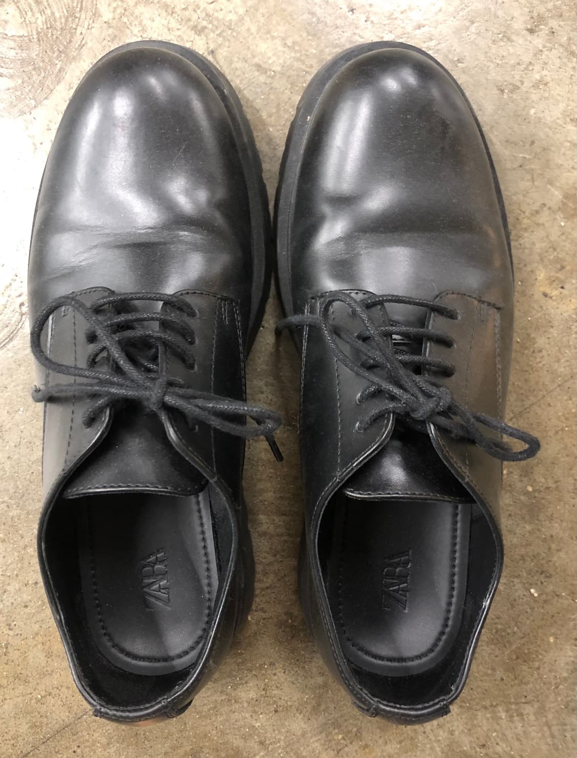 자라 남성 더비 슈즈 블랙 43 상품이미지2