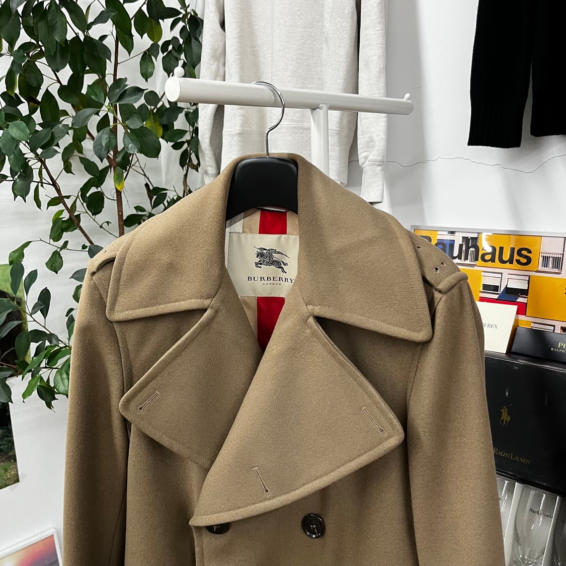 버버리 더블브레스티드 울코트 S 상품이미지2
