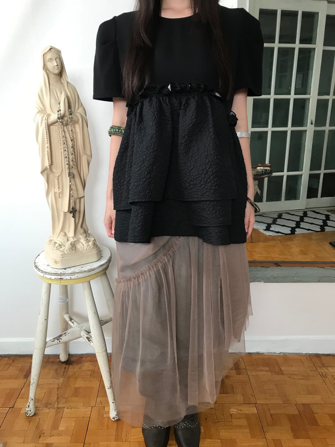 vintage ballon top  상품이미지4
