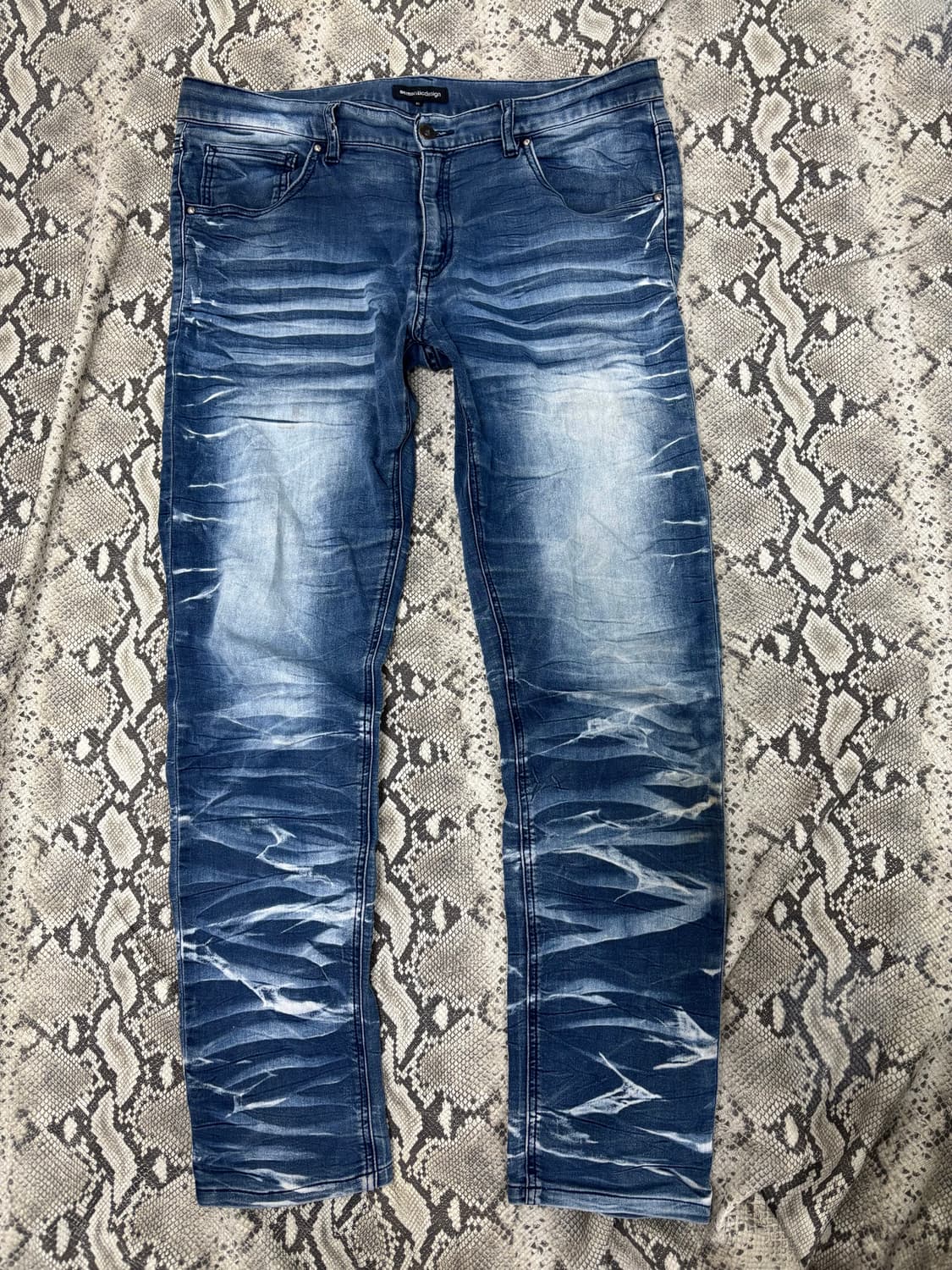 [SEMANTIC DESIGN]Y2K Crack Washed Pants 상품이미지5