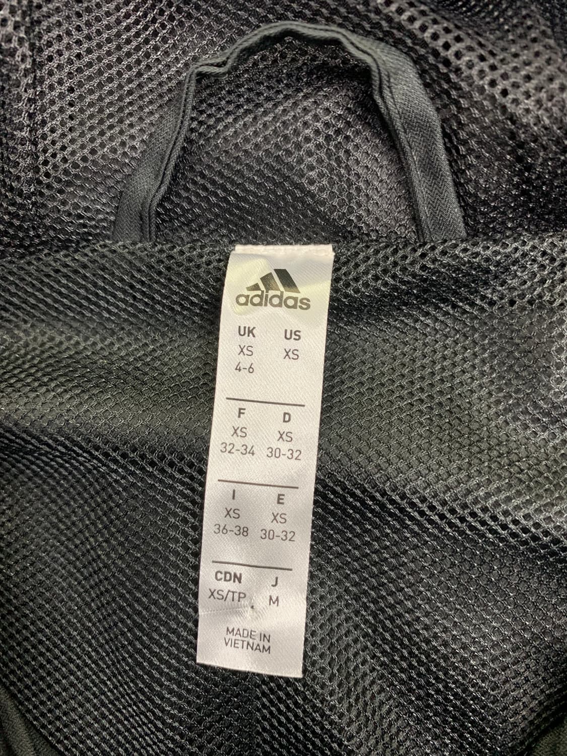 아디다스 바람막이 XS/블랙 상품이미지3
