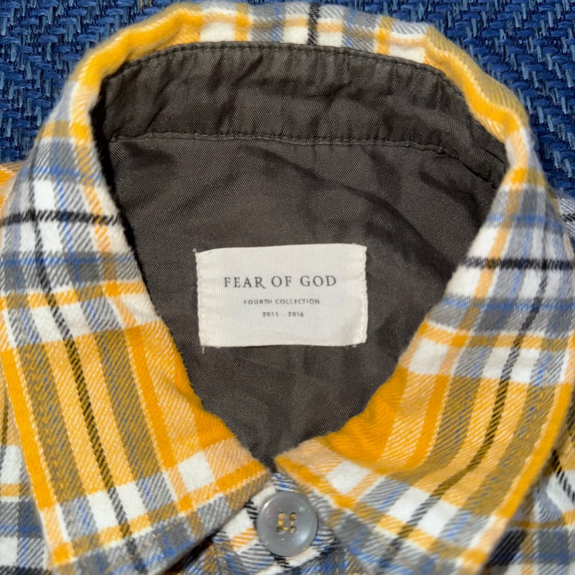 피어 오브 갓 옐로우 플란넬 셔츠 상품이미지3