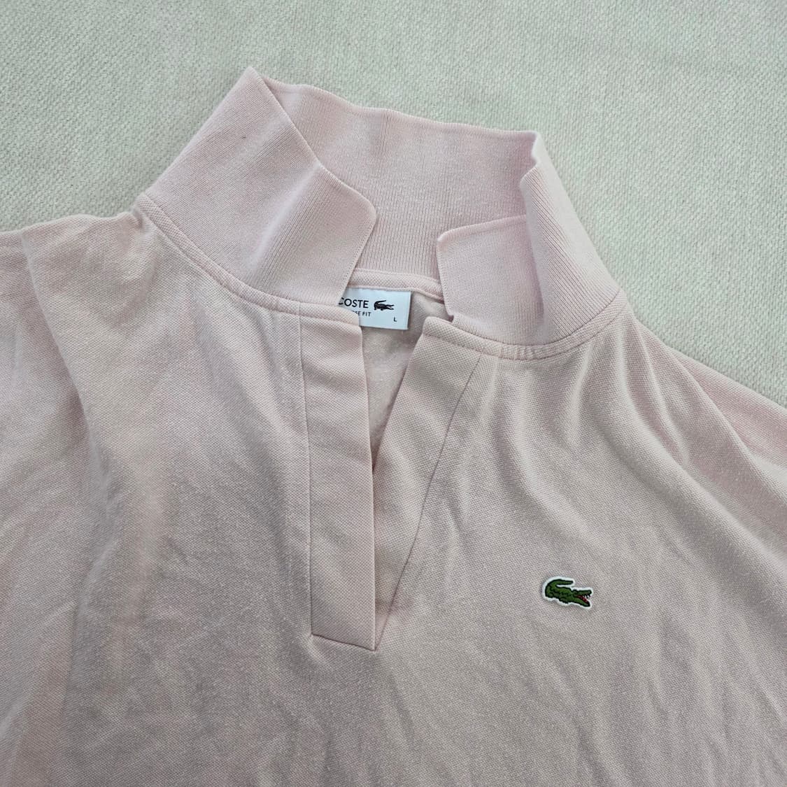 [L] 라코스테 루즈핏 카라 반팔티 폴로셔츠 1231J 상품이미지2