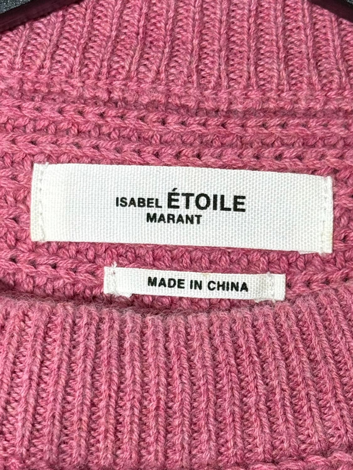 이자벨 마랑 에뚜왈 핑크 코일레 버튼 니트 스웨터 상품이미지7