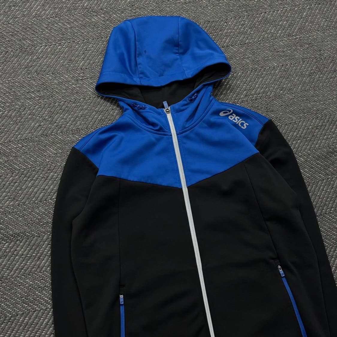 아식스 -배색 후드 져지v0411 상품이미지3