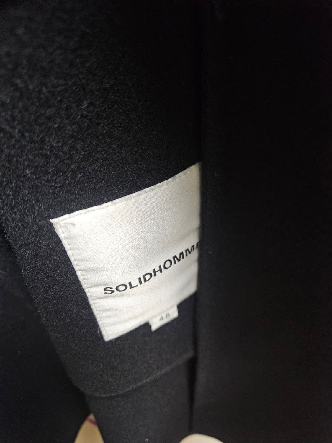 솔리드옴므 로브코트 판매합니다. 상품이미지4