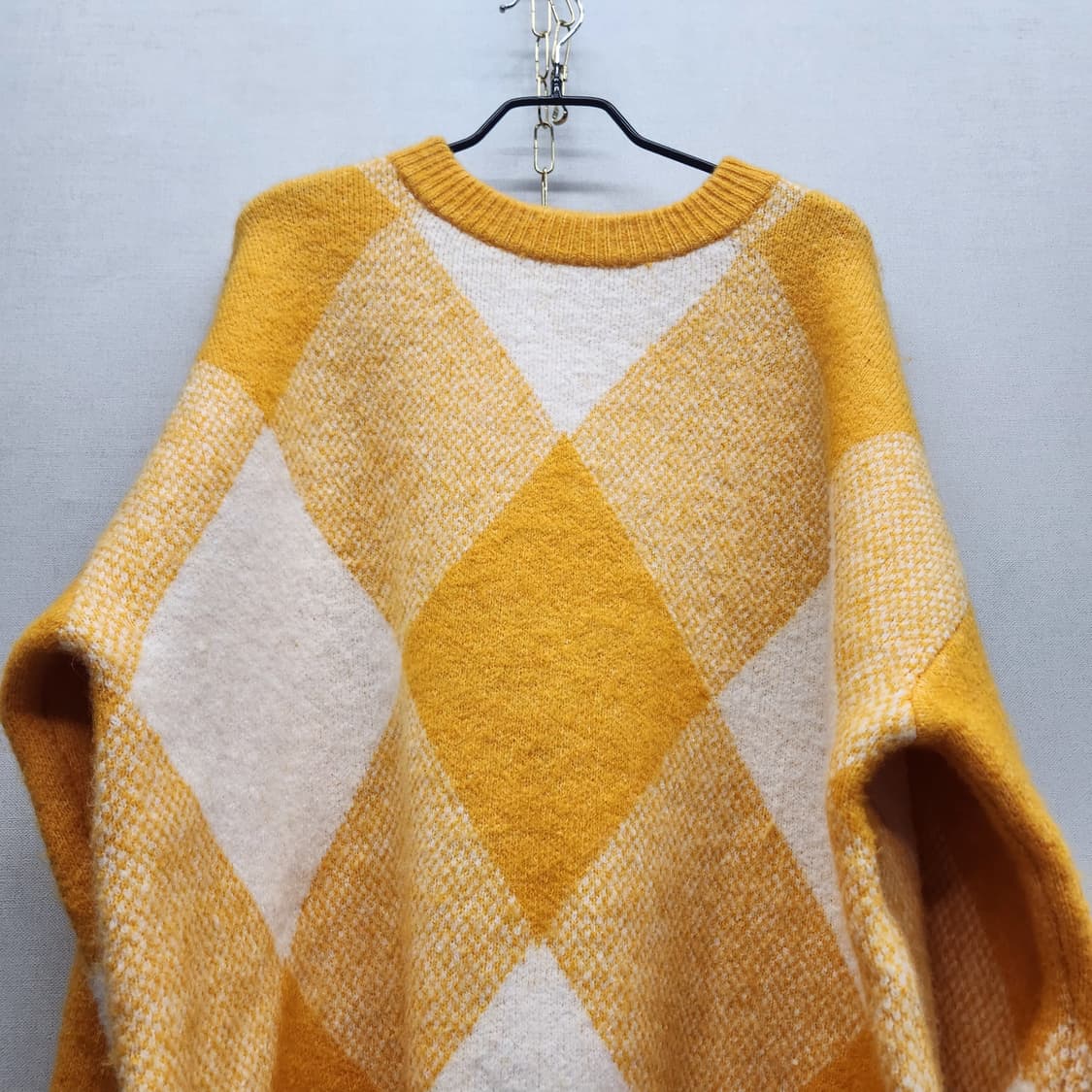 자라 Zara 다이아몬드 패턴 니트 M(2XL) 상품이미지3