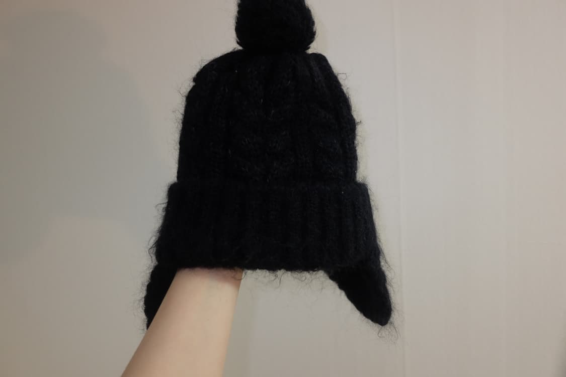 CA4LA 카시라 이어플랩 방울 비니 상품이미지2