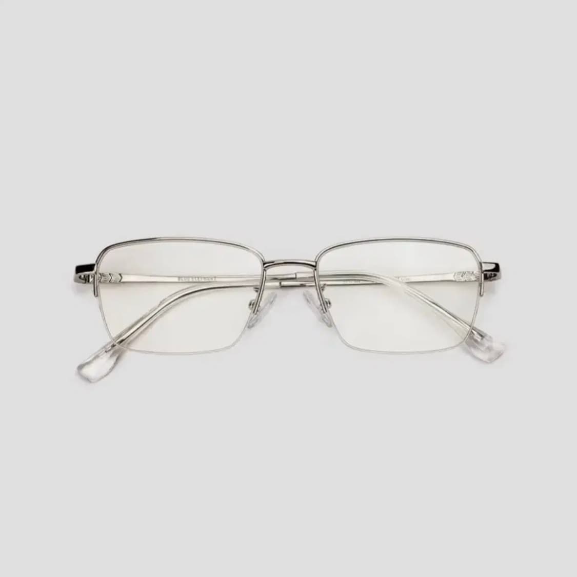블루엘리펀트 GOAT silver 반무테 안경 상품이미지1