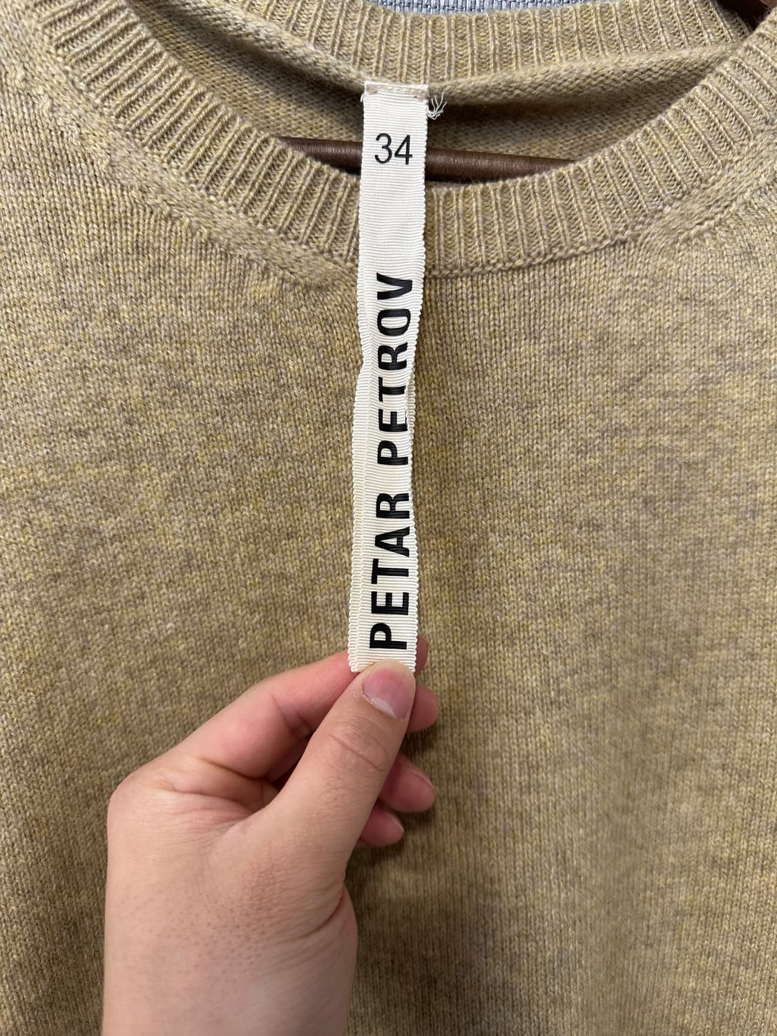 페타르 페트로프 PETAR PETROV 100% 캐시미어 니트 스웨터 상품이미지5