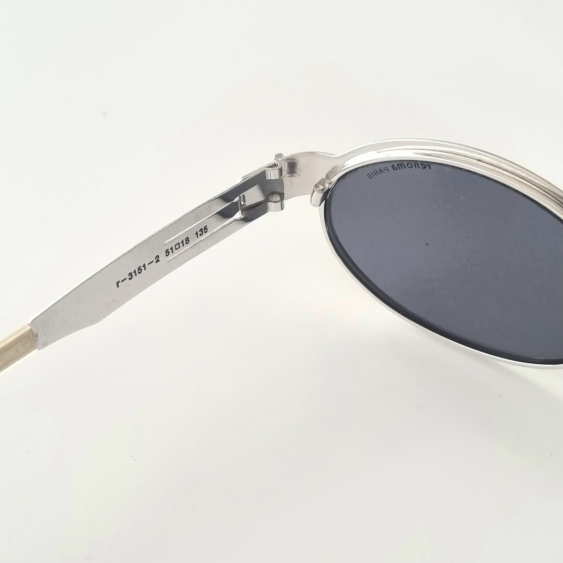 데드스탁 레노마 파리 오벌 쉐입 실버 메탈 선글라스 상품이미지8