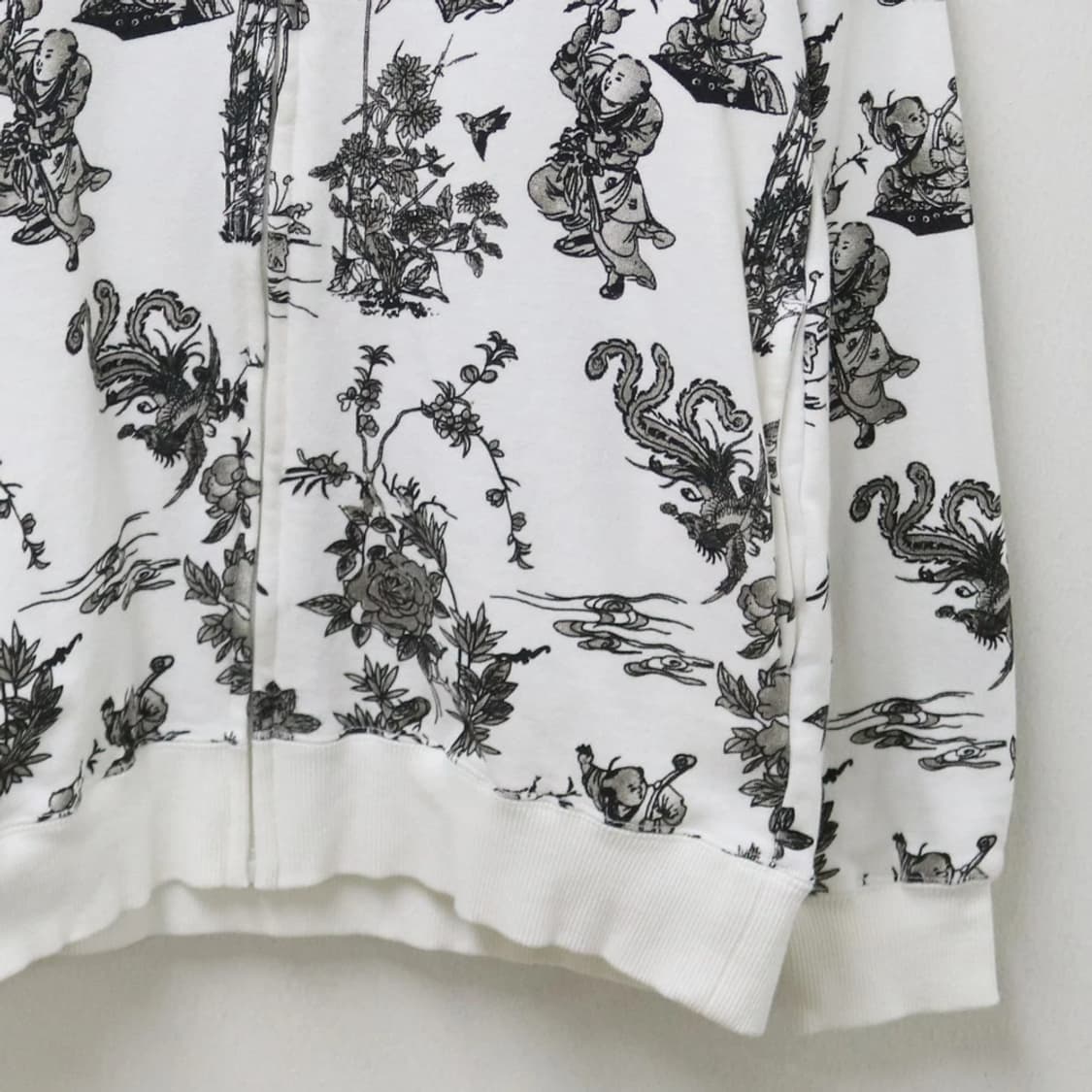 HNY 유니크 프린팅 후드 집업 62271 상품이미지4