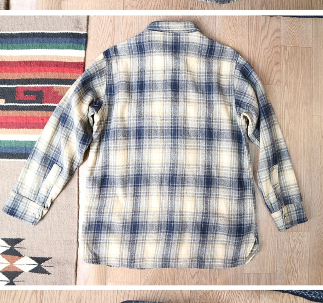 미국 메이드 70~80s 빈티지 WOOLRICH 울리치 울 체크남방

 상품이미지5