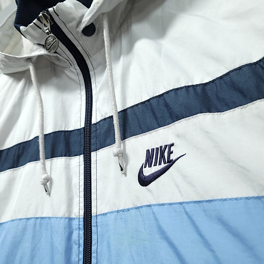 [M] 나이키 배색 올드스쿨 윈드러너 후드 우븐 바람막이 상품이미지4