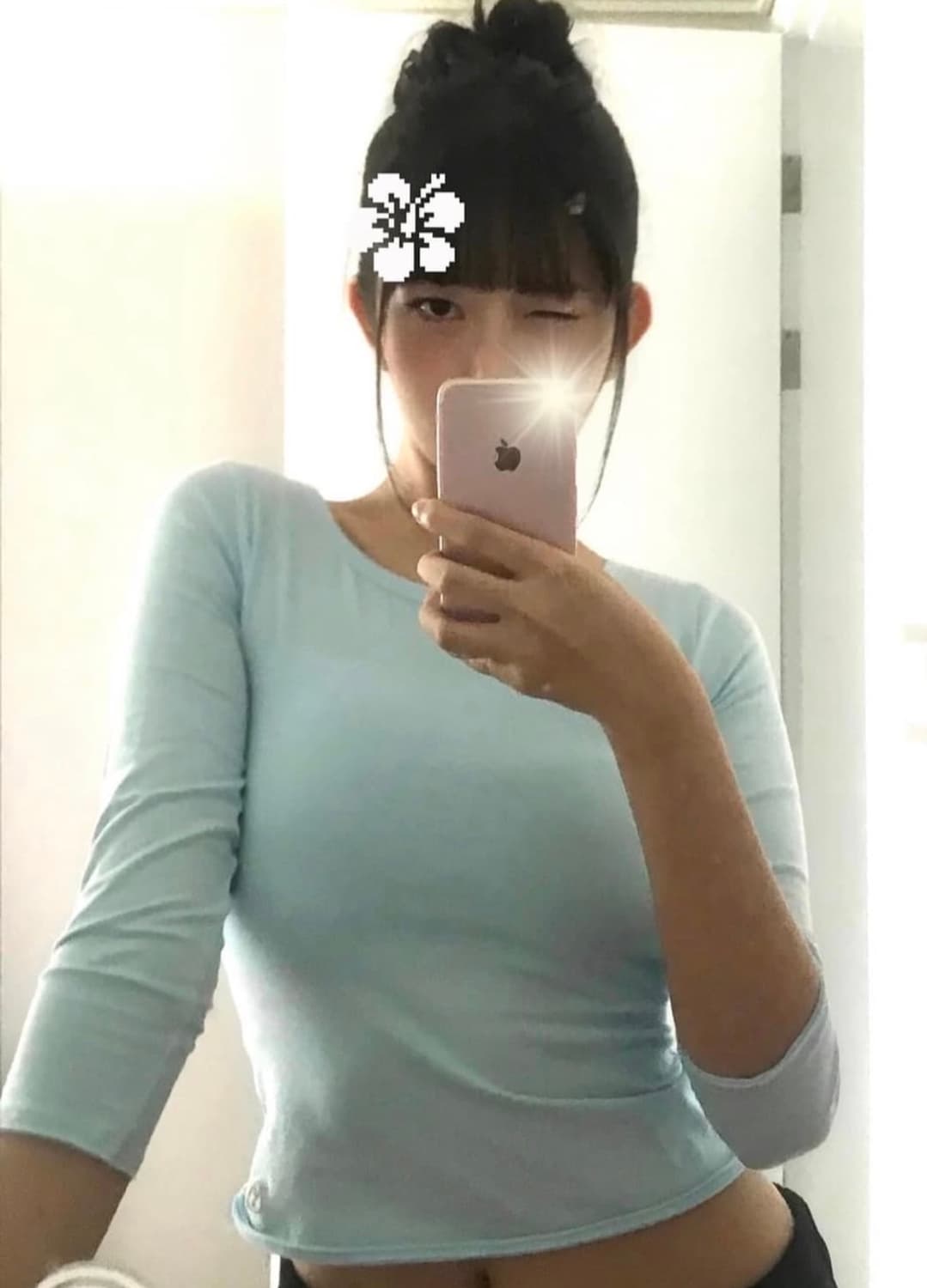 코이세이오 BACK CIRCLE CAPRI SLEEVES SKY BLUE 상품이미지2